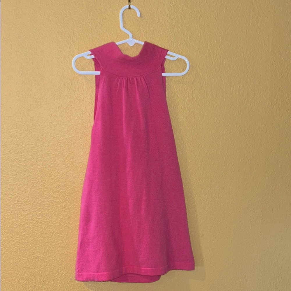 Lilly Pulitzer Sleeveless Pink Wool Cashmere Sweater XS